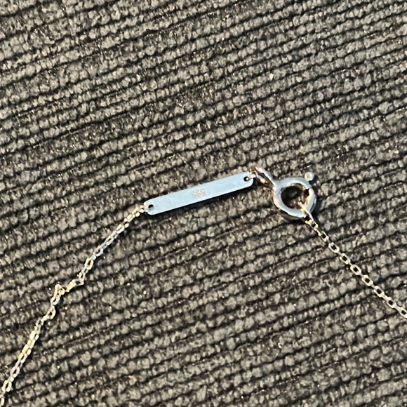 Kendra Scott 14k White Gold  HEART Pendant Necklace w White Diamonds - Picture 5 of 6